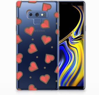 B2Ctelecom Samsung Galaxy Note 9 TPU Hoesje Design Hearts