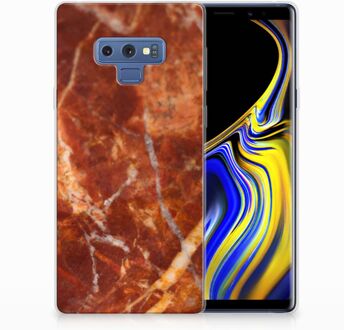 B2Ctelecom Samsung Galaxy Note 9 TPU Hoesje Design Marmer Bruin