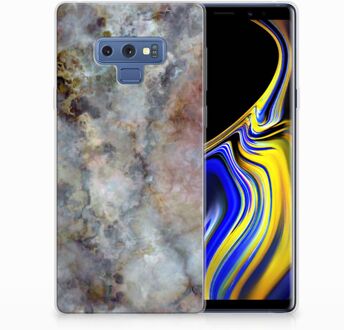 B2Ctelecom Samsung Galaxy Note 9 TPU Hoesje Design Marmer Grijs