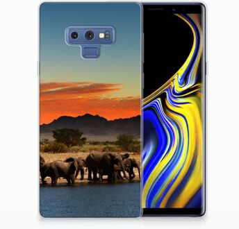 B2Ctelecom Samsung Galaxy Note 9 TPU Hoesje Design Olifanten