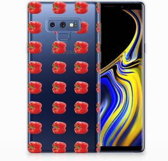 B2Ctelecom Samsung Galaxy Note 9 TPU Hoesje Design Paprika Red