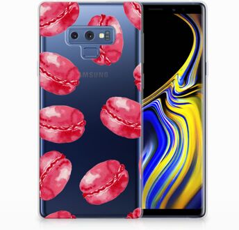 B2Ctelecom Samsung Galaxy Note 9 TPU Hoesje Design Pink Macarons