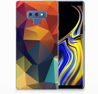 B2Ctelecom Samsung Galaxy Note 9 TPU Hoesje Design Polygon Color