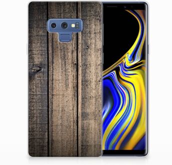 B2Ctelecom Samsung Galaxy Note 9 TPU Hoesje Design Steigerhout