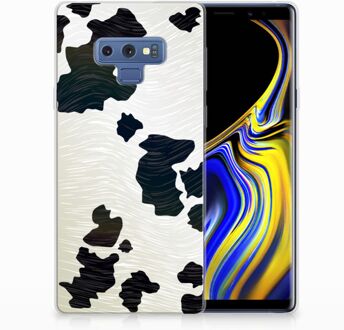 B2Ctelecom Samsung Galaxy Note 9 TPU-siliconen Hoesje Design Koeienvlekken