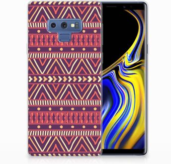 B2Ctelecom Samsung Galaxy Note 9 Uniek TPU Hoesje Aztec Purple