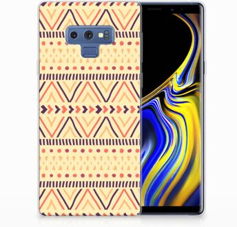 B2Ctelecom Samsung Galaxy Note 9 Uniek TPU Hoesje Aztec Yellow