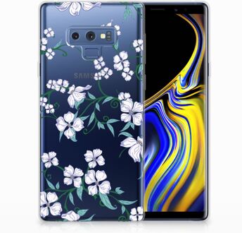 B2Ctelecom Samsung Galaxy Note 9 Uniek TPU Hoesje Blossom White