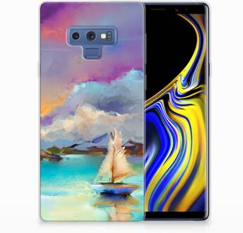 B2Ctelecom Samsung Galaxy Note 9 Uniek TPU Hoesje Boat