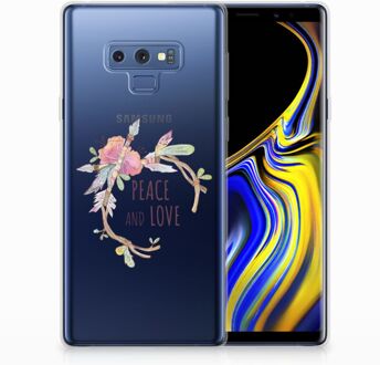 B2Ctelecom Samsung Galaxy Note 9 Uniek TPU Hoesje Boho Text