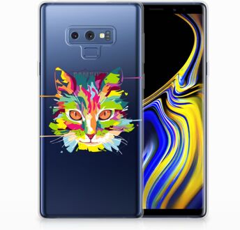 B2Ctelecom Samsung Galaxy Note 9 Uniek TPU Hoesje Cat Color