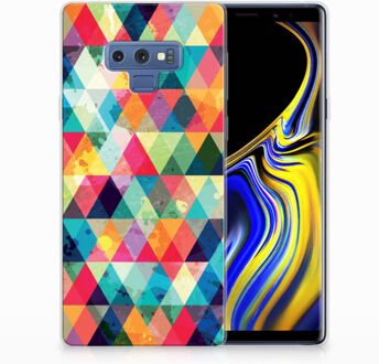 B2Ctelecom Samsung Galaxy Note 9 Uniek TPU Hoesje Geruit