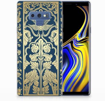 B2Ctelecom Samsung Galaxy Note 9 Uniek TPU Hoesje Golden Flowers