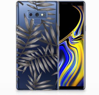 B2Ctelecom Samsung Galaxy Note 9 Uniek TPU Hoesje Leaves Grey