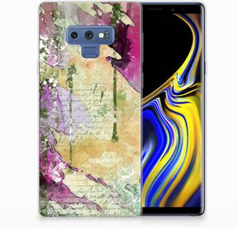 B2Ctelecom Samsung Galaxy Note 9 Uniek TPU Hoesje Letter Painting