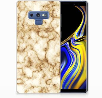 B2Ctelecom Samsung Galaxy Note 9 Uniek TPU Hoesje Marmer Goud