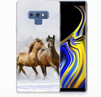 B2Ctelecom Samsung Galaxy Note 9 Uniek TPU Hoesje Paarden