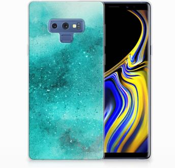 B2Ctelecom Samsung Galaxy Note 9 Uniek TPU Hoesje Painting Blue