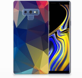 B2Ctelecom Samsung Galaxy Note 9 Uniek TPU Hoesje Polygon Dark