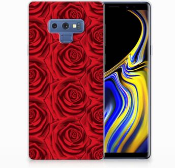 B2Ctelecom Samsung Galaxy Note 9 Uniek TPU Hoesje Red Roses