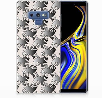 B2Ctelecom Samsung Galaxy Note 9 Uniek TPU Hoesje Salamander Grey