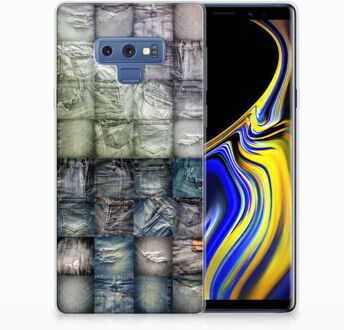 B2Ctelecom Samsung Galaxy Note 9 Uniek TPU Hoesje Spijkerbroeken