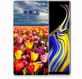 B2Ctelecom Samsung Galaxy Note 9 Uniek TPU Hoesje Tulpen