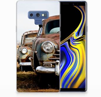 B2Ctelecom Samsung Galaxy Note 9 Uniek TPU Hoesje Vintage Auto