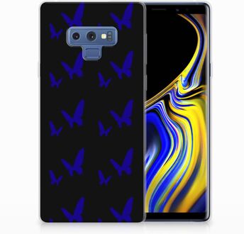 B2Ctelecom Samsung Galaxy Note 9 Uniek TPU Hoesje Vlinder Patroon