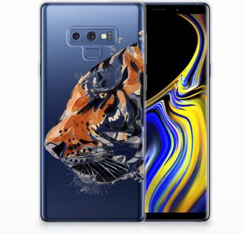 B2Ctelecom Samsung Galaxy Note 9 Uniek TPU Hoesje Watercolor Tiger