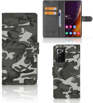 B2Ctelecom Samsung Galaxy Note20 Ultra Telefoon Hoesje Cadeau voor hem Army Light