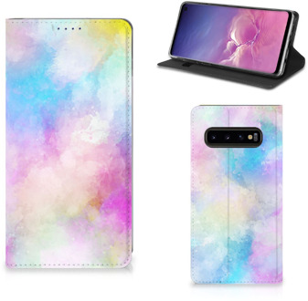 B2Ctelecom Samsung Galaxy S10 Beschermhoesje Watercolor Light