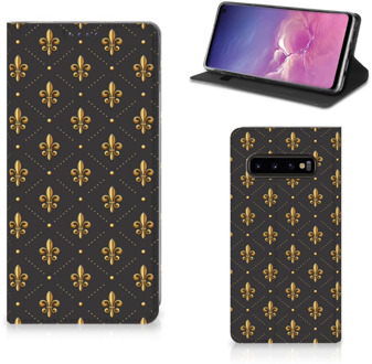 B2Ctelecom Samsung Galaxy S10 Bookcover  Franse Lelie