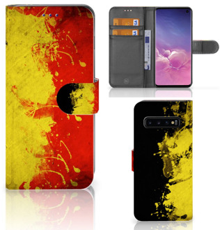 B2Ctelecom Samsung Galaxy S10 Hoesje Bookcase Belgische Vlag