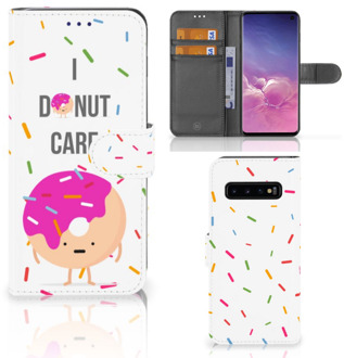 B2Ctelecom Samsung Galaxy S10  Hoesje Bookcase Donut