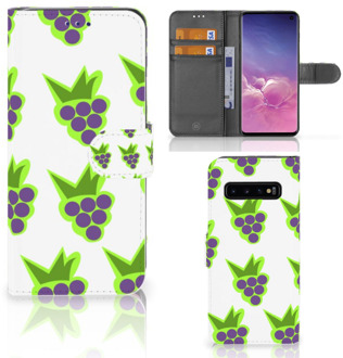 B2Ctelecom Samsung Galaxy S10  Hoesje Bookcase Druiven