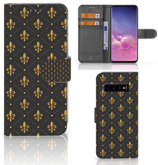 B2Ctelecom Samsung Galaxy S10  Hoesje Bookcase Franse Lelie