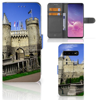 B2Ctelecom Samsung Galaxy S10 Hoesje Bookcase Kasteel