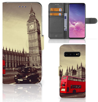 B2Ctelecom Samsung Galaxy S10 Hoesje Bookcase Londen