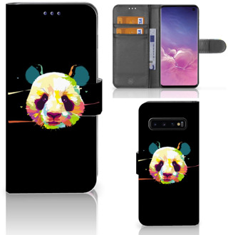 B2Ctelecom Samsung Galaxy S10 Hoesje Bookcase Panda Color