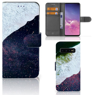 B2Ctelecom Samsung Galaxy S10 Hoesje Bookcase Sea in Space