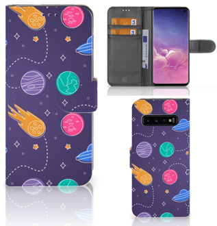 B2Ctelecom Samsung Galaxy S10  Hoesje Bookcase Space