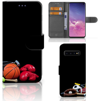 B2Ctelecom Samsung Galaxy S10 Hoesje Bookcase Sports