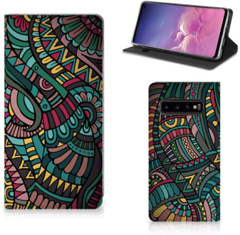 B2Ctelecom Samsung Galaxy S10 HoesjeDesign Aztec