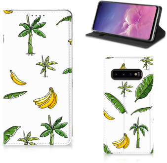 B2Ctelecom Samsung Galaxy S10 HoesjeDesign Banana Tree