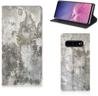 B2Ctelecom Samsung Galaxy S10 HoesjeDesign Beton