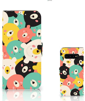 B2Ctelecom Samsung Galaxy S10 Plus Bookcover hoesje Bears