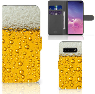 B2Ctelecom Samsung Galaxy S10 Plus Bookcover hoesje Bier