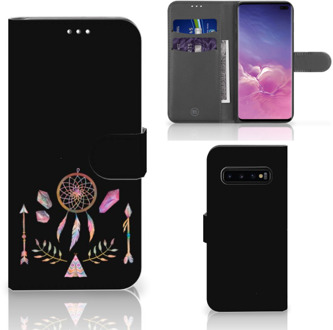 B2Ctelecom Samsung Galaxy S10 Plus Bookcover hoesje Boho Dreamcatcher