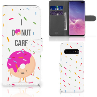 B2Ctelecom Samsung Galaxy S10 Plus Bookcover hoesje Donut